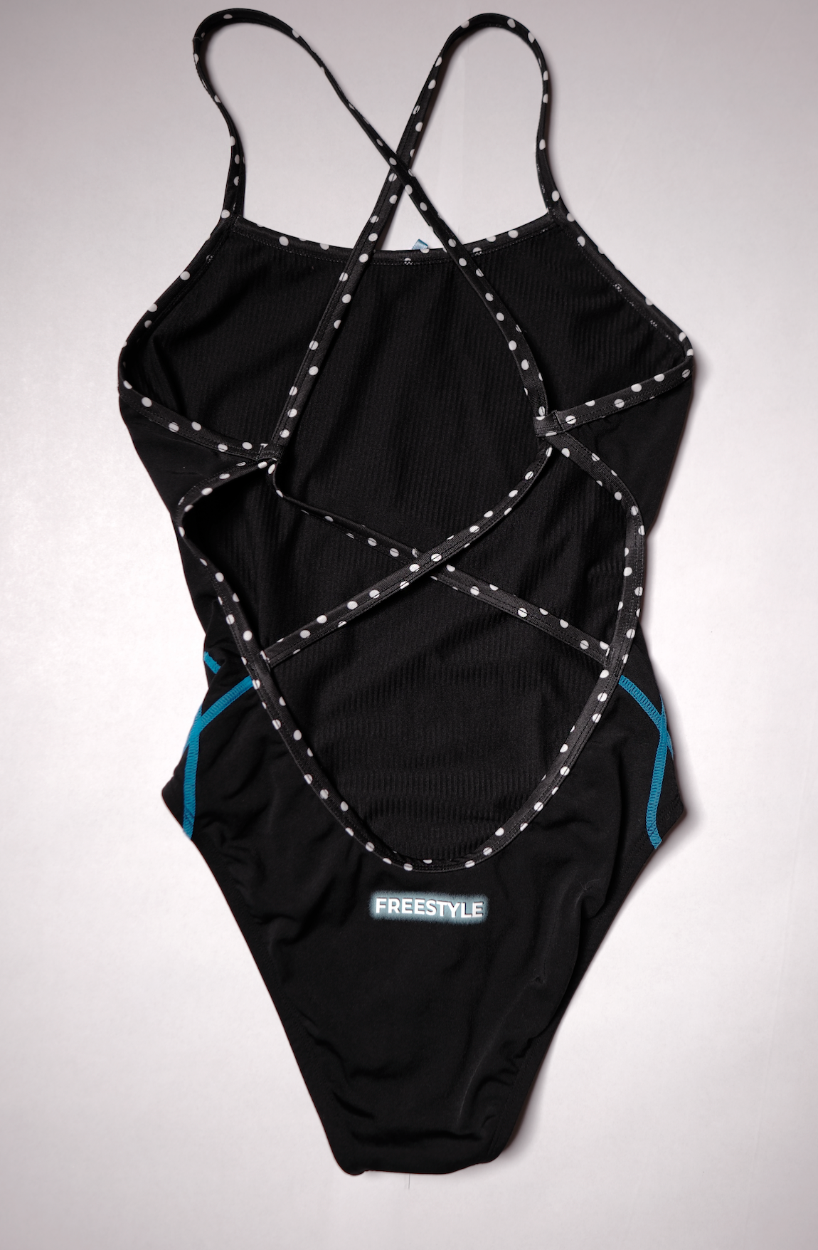 Dotty Blue Double X One Piece