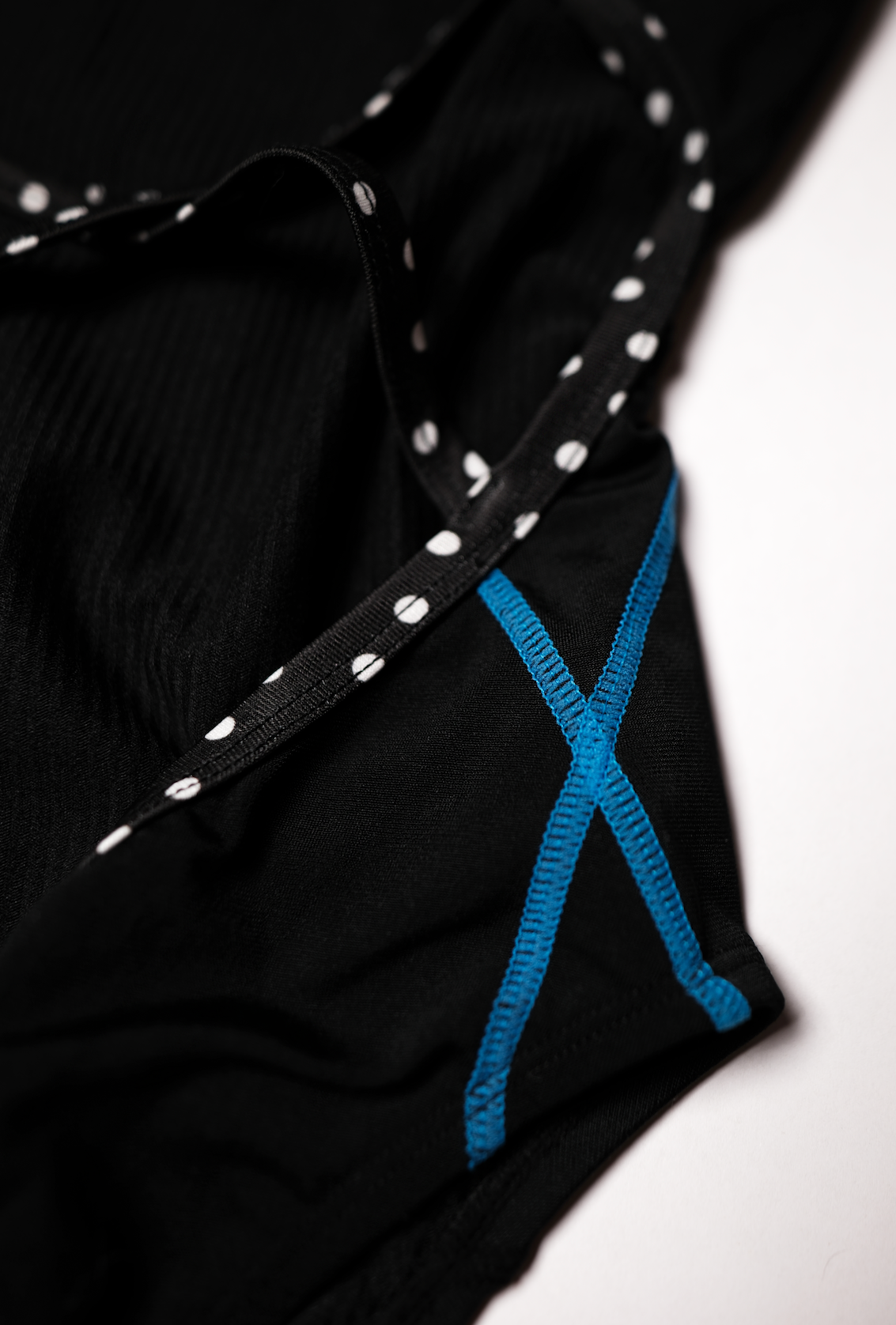 Dotty Blue Double X One Piece